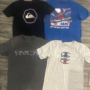 Champion Gray Logo Kids T-Shirt